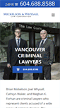 Mobile Screenshot of criminallawyervancouver.com